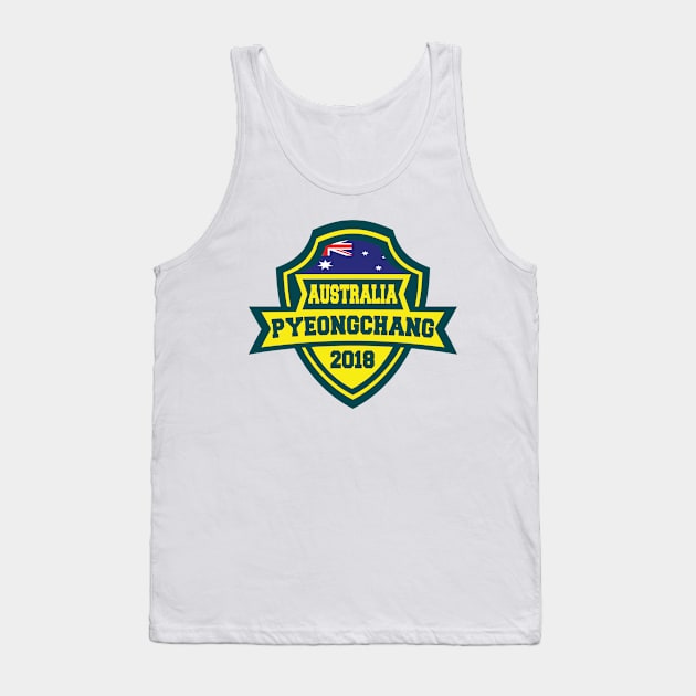 Team Australia Pyeongchang 2018 Tank Top by OffesniveLine